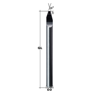 Laumat Shop VHM Gravierstichel 15 0 2mm